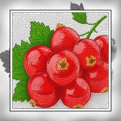 БСА25-094 Алмазная вышивка ТМ Наследие "Красная смородина"