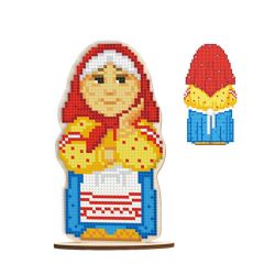 Набор для вышивания WoodStitch "Бабушка", 15*8, SK-001
